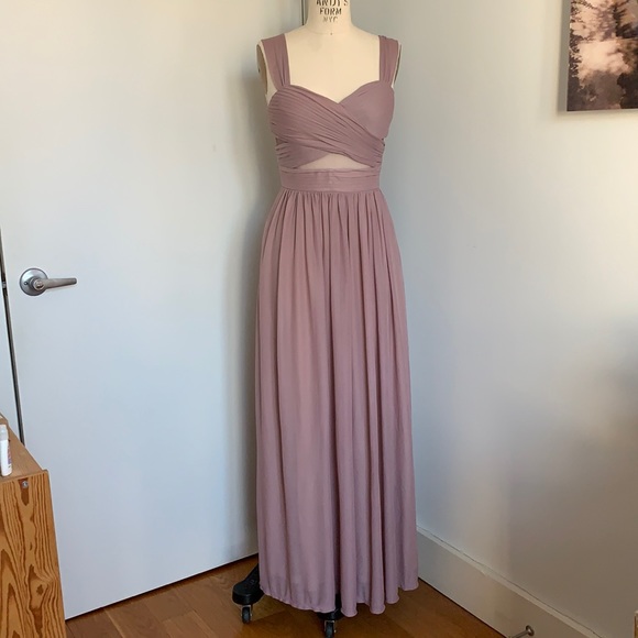 Mauve Elyse Birdy Grey Bridesmaid Dress 
